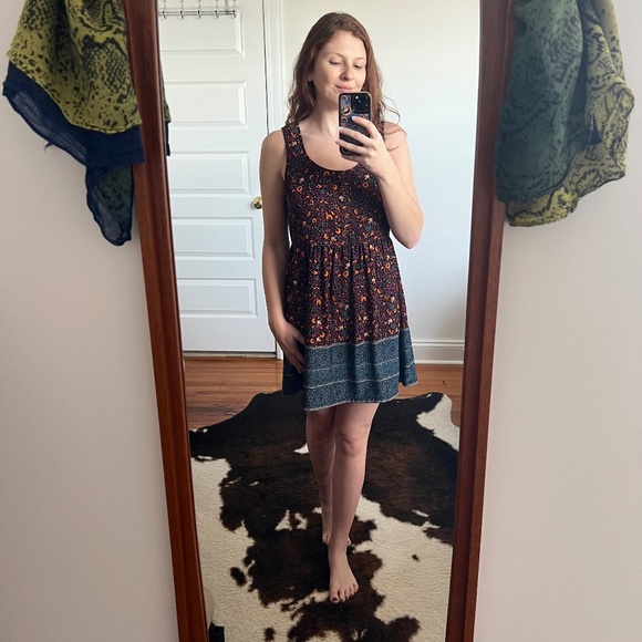 Ecote Multicolored Patterned Dress - Picture 1 of 5